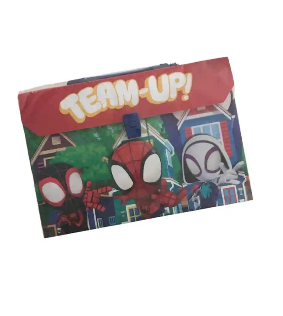Carpeta Tipo Maletin Plástico Niño Spiderman Spidey Primavera