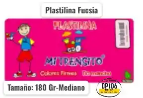 Plastilina Fucsia 180 Gramos Mediana