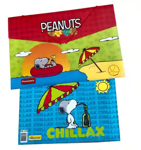 Carpeta Fuelle Plastica Snoopy 233-019 Primavera