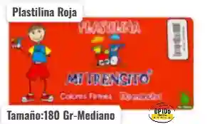 Plastilina Rojo 180 Gramos Mediana