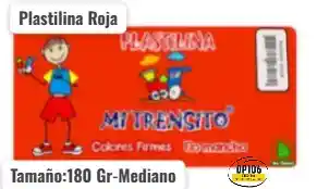 Plastilina Rojo 180 Gramos Mediana