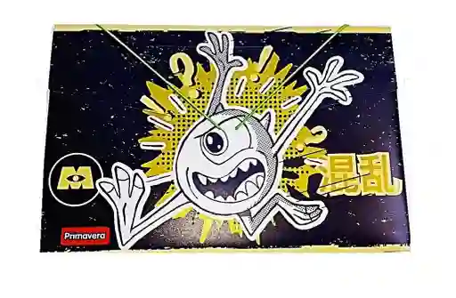 Carpeta Fuelle Plastica Para Niño Monster 239-019 Primavera
