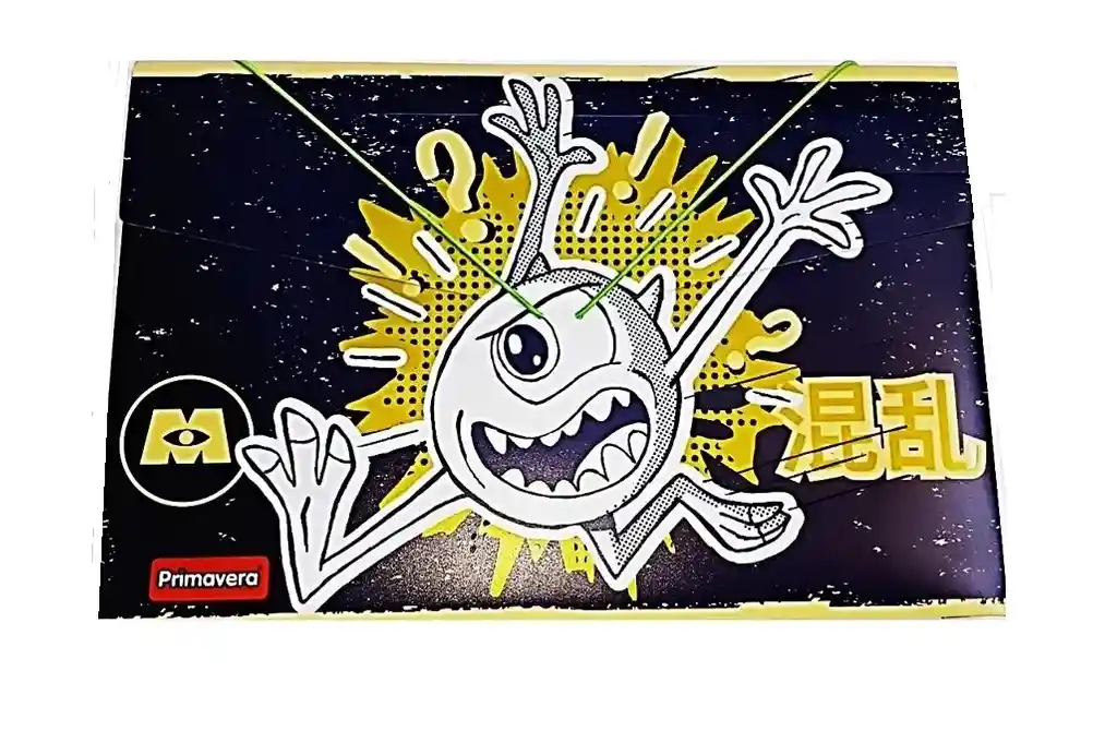 Carpeta Fuelle Plastica Para Niño Monster 239-019 Primavera