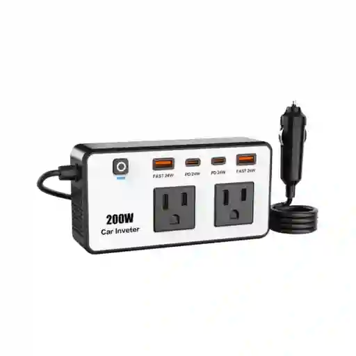 Inversor De Voltaje Para Carro De 200w