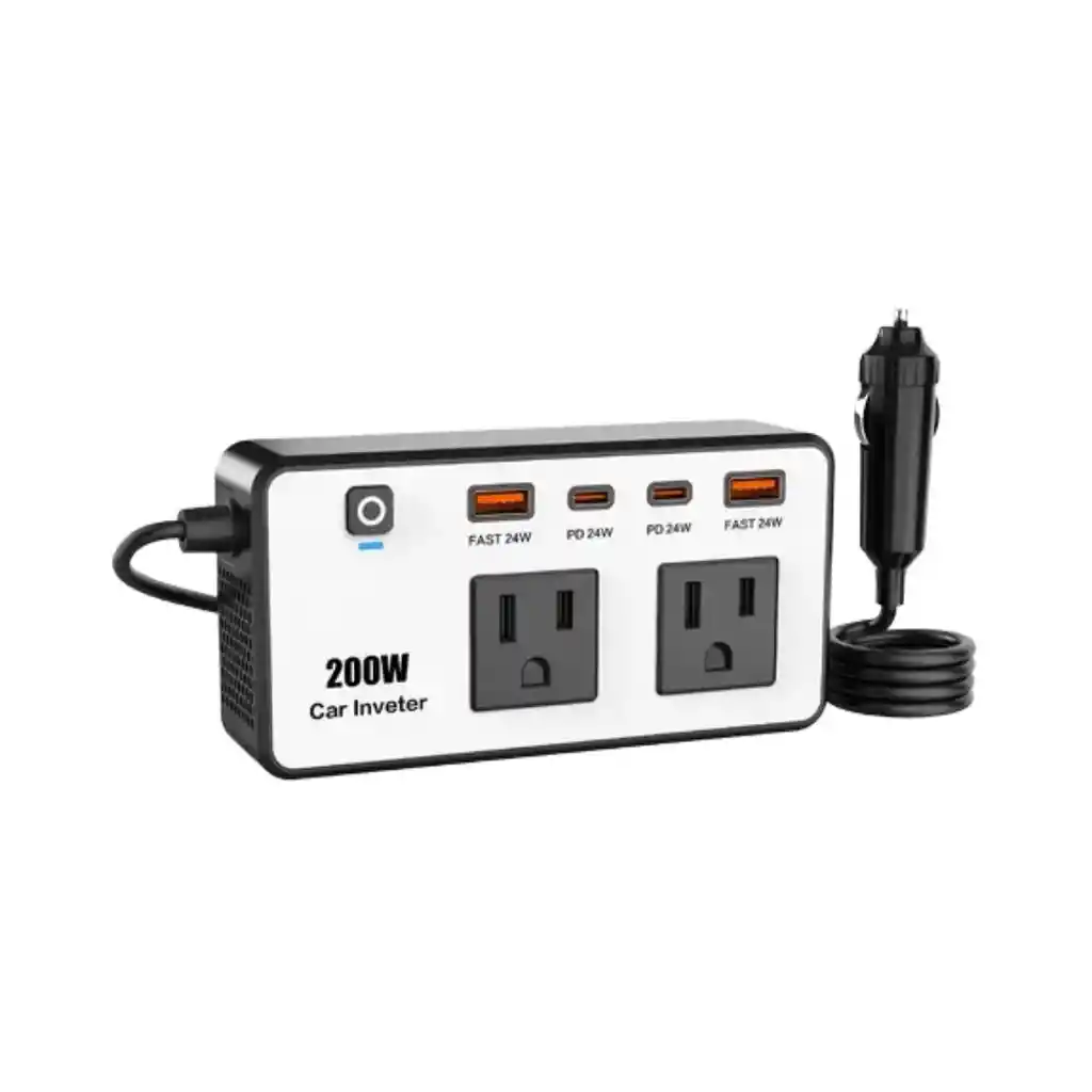 Inversor De Voltaje Para Carro De 200w