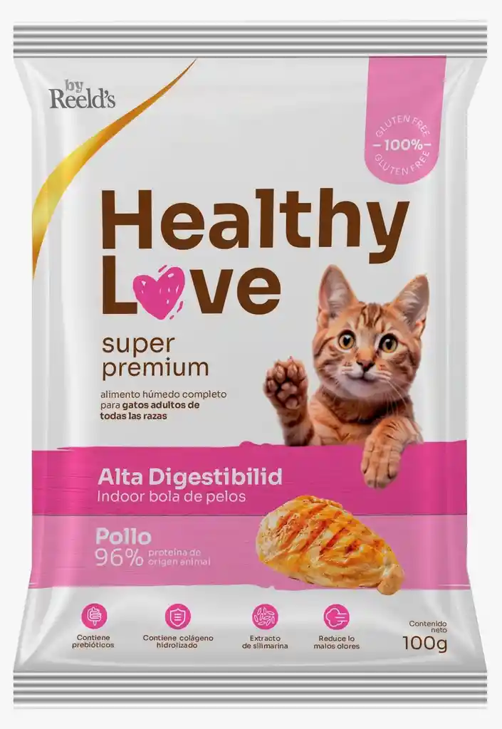 Healthy Love Gatos Pollo 100 Gr Healthylove Para Gato Pollo