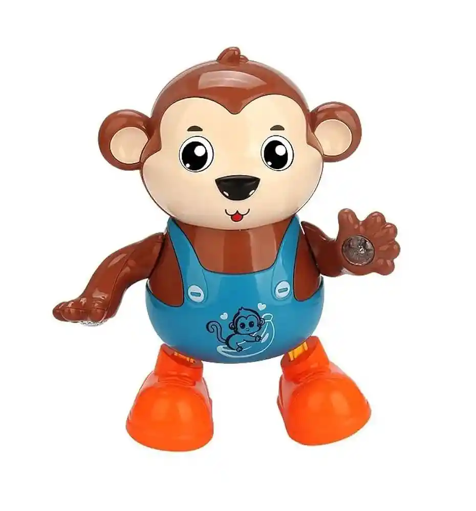 Juguete Mico Mono Bailarin Con Luces Y Sonido
