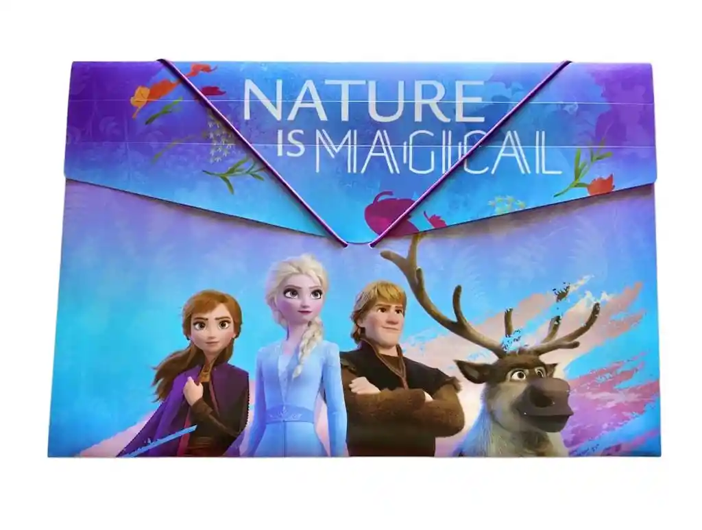 Carpeta Fuelle Plastica Para Niña Frozen 233-019 Primavera