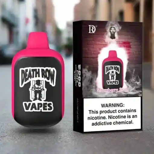 Vape Death Row De 5mil Puffs Fresa Vaper Vapeador Cigarrillo Electronico Vapes