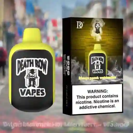 Vape Death Row De 5mil Puffs Mango Vaper Vapeador Cigarrillo Electronico Vapes
