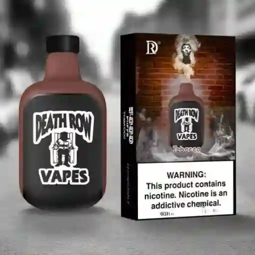 Vape Death Row De 5mil Puffs Tobocco Vaper Vapeador Cigarrillo Electronico Vapes