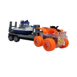 Cuatrimoto Niñera Trailer Bote Lancha Juguete Interactivo