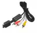 Cable Genérico De Audio Y Video Compatible Con Playstation 2.
