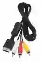 Cable Genérico De Audio Y Video Compatible Con Playstation 2.