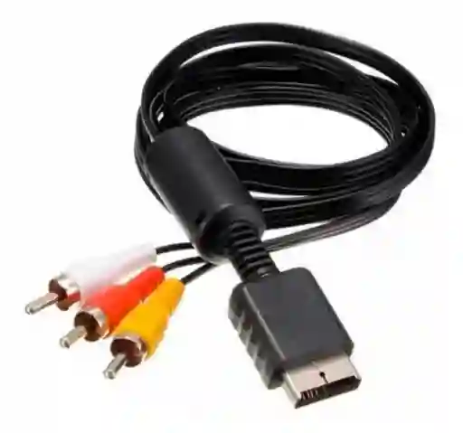 Cable Genérico De Audio Y Video Compatible Con Playstation 2.