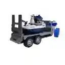 Cuatrimoto Niñera Trailer Bote Lancha Juguete Interactivo