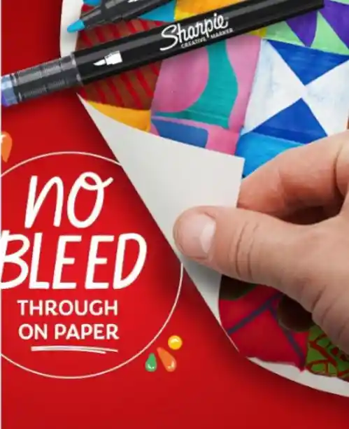 Sharpie Marcadores Creativos 5 Colores Acrilicos A Base De Agua