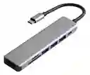 Dock Station Tipo C 7 En 1 Hdmi Hub Usb 3.0 Usb C T Micro Sd