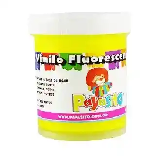 Pintura Vinilo Neon Fluorescente X 80 Gm Amarillo
