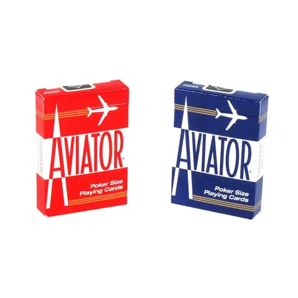 Baraja De Cartas Aviator Poker Size