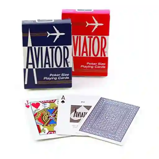 Baraja De Cartas Aviator Poker Size