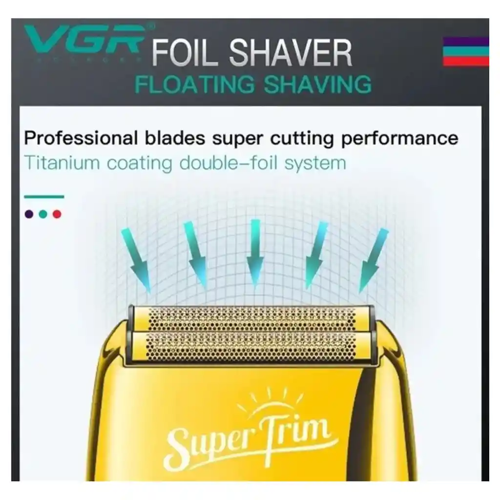 Maquina Rasuradora Afeitadora Barba Dorada