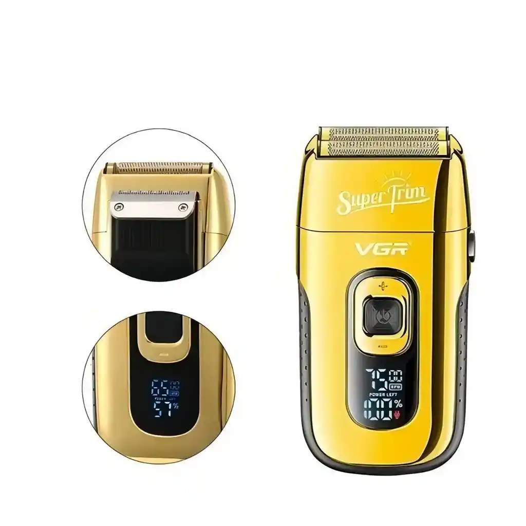 Maquina Rasuradora Afeitadora Barba Dorada
