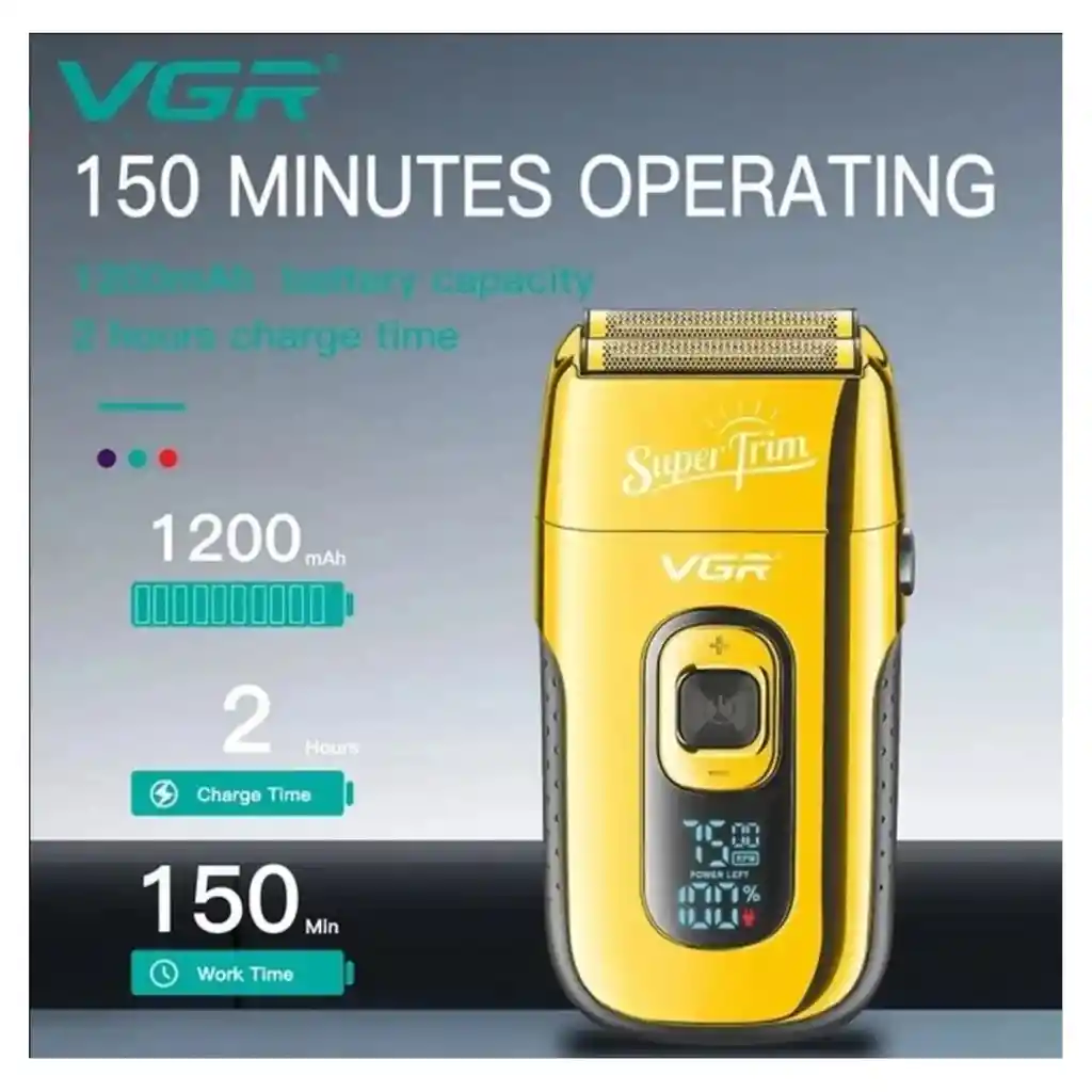 Maquina Rasuradora Afeitadora Barba Dorada