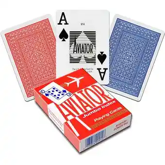Baraja De Cartas Bicycle Aviator Jumbo