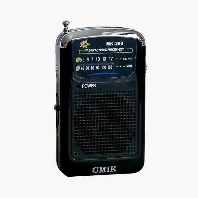 Radio Portátil Cmik Mk-200 Am/fm - Radio Bolsillo Alta Calidad