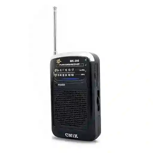 Radio Portátil Cmik Mk-200 Am/fm - Radio Bolsillo Alta Calidad
