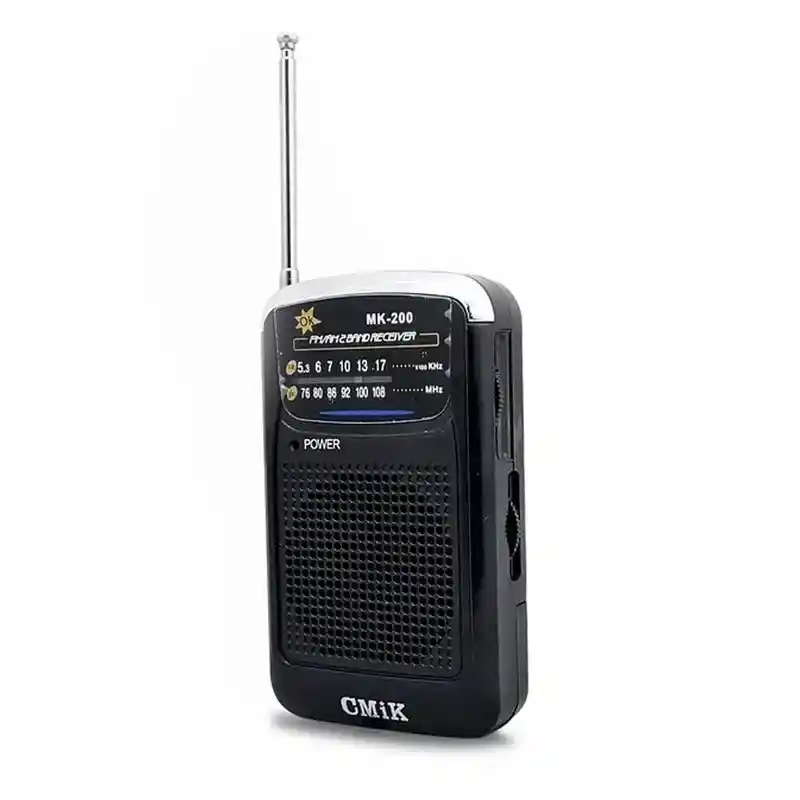Radio Portátil Cmik Mk-200 Am/fm - Radio Bolsillo Alta Calidad