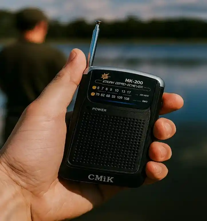 Radio Portátil Cmik Mk-200 Am/fm - Radio Bolsillo Alta Calidad