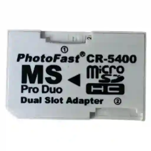 Adaptador Memory Stick Pro Duo Doble Microsd Para Sony Psp