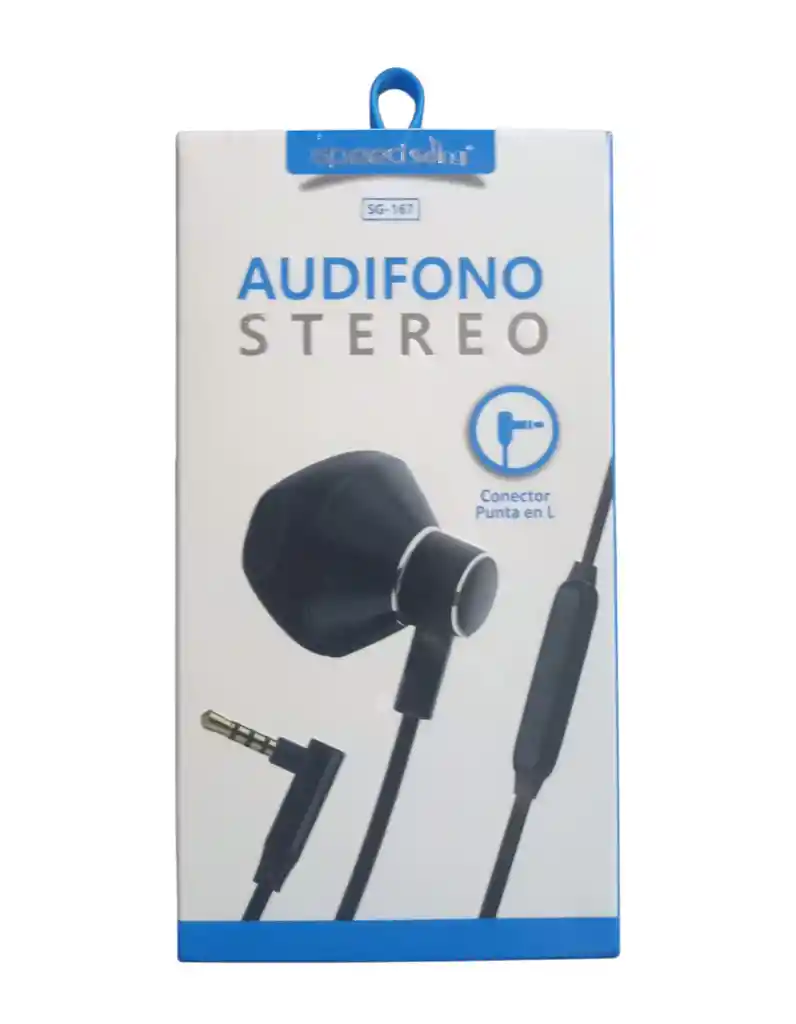 Audífono Stereo Speed Song Sg-167 Conector En L / Manos Libres