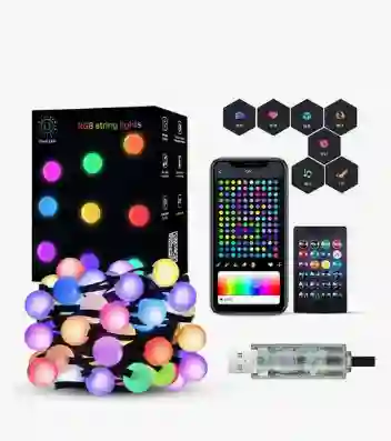 Guirnalda De Bolas De Luz Light Usb 15m