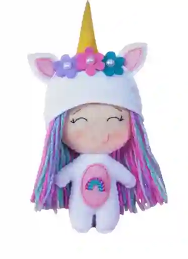 Unicornia En Forma De Niña
