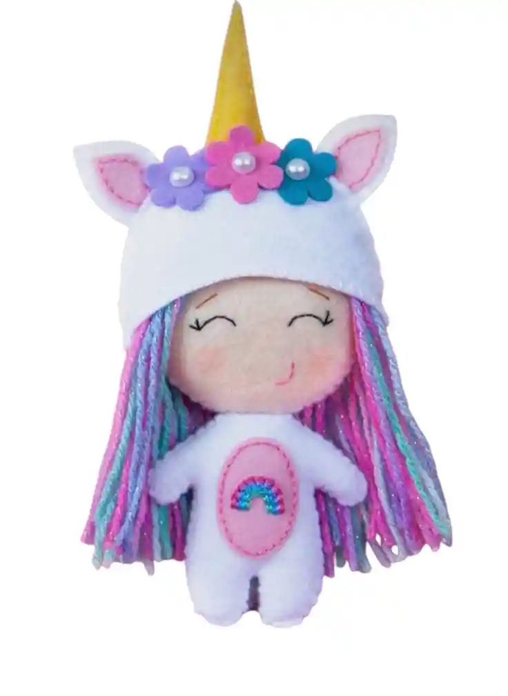 Unicornia En Forma De Niña