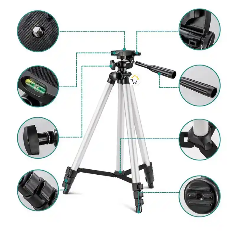 Trípode Profesional Dk-3888 Con Control Remoto