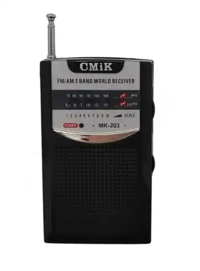 Radio Portátil Cmik Mk-203 Am/fm - Radio Bolsillo Alta Calidad