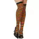 Medias Lisas A Rayas De Diferentes Colores Para Adulto