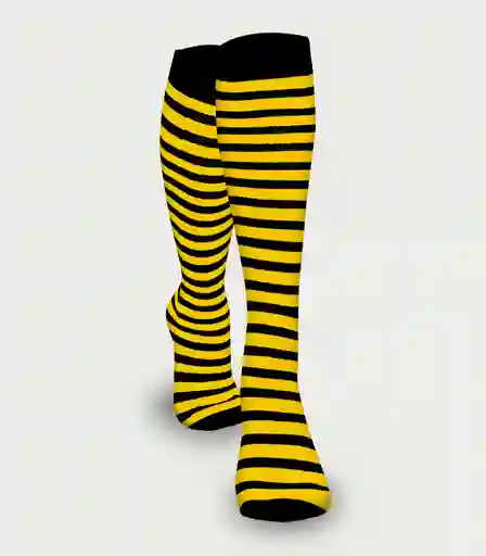 Medias Lisas A Rayas De Diferentes Colores Para Adulto