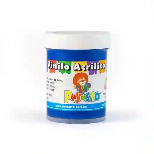 Pintura Vinilo Acrilico Payasito 80 Gm Color Azul