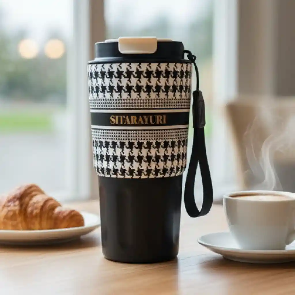 Termo Sitarayuri Zf-041 (negro) 600ml