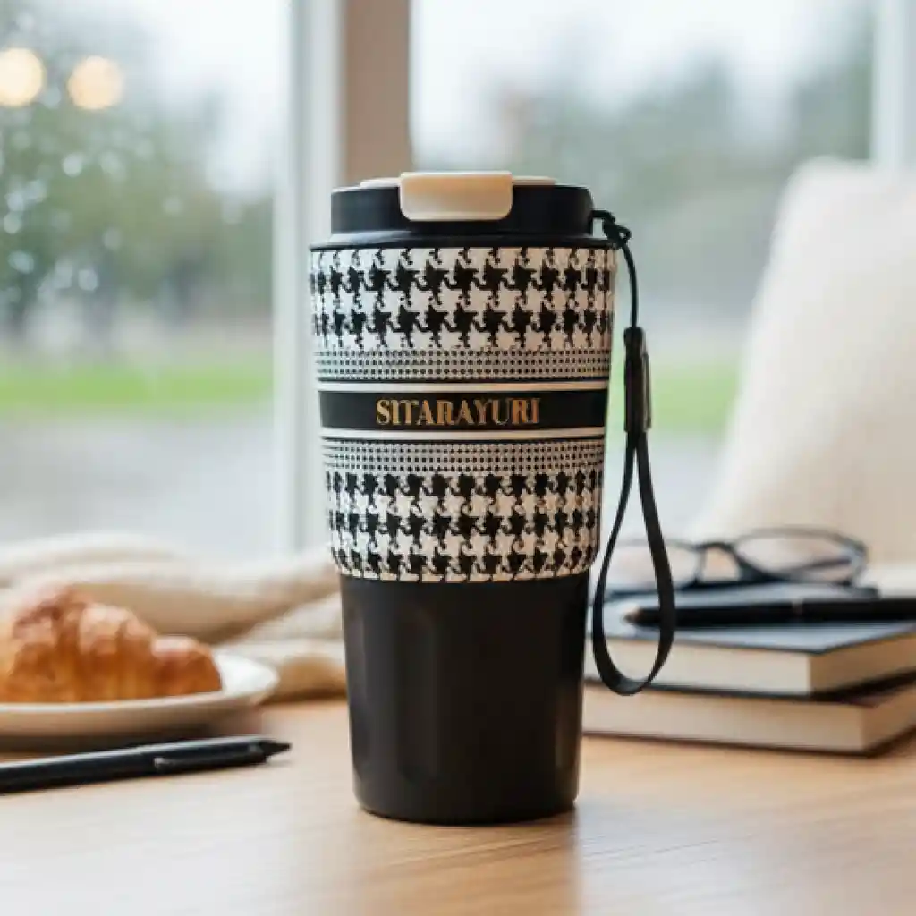 Termo Sitarayuri Zf-041 (negro) 600ml