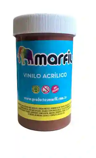 Pintura Vinilo Acrilico 150 Gm Marfil Color Cafe Marron