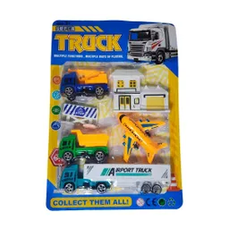 Camiones Tractomula Avion Transporte + Accesorios Juguete