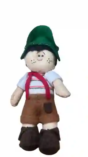 Muñeco Chavo Pequeño En Tela 15cm
