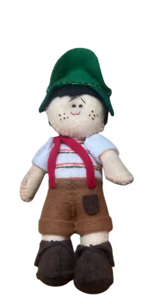 Muñeco Chavo Pequeño En Tela 15cm