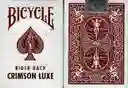 Baraja De Cartas Bicycle Crimson Luxe + Estuche